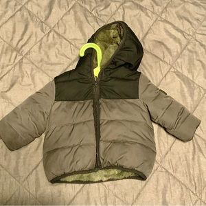 Sherpa lined Puffer Jacket